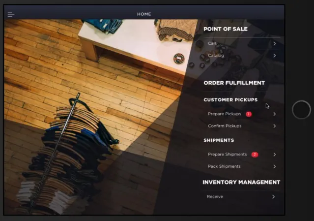Screenshot of Active Omni Store Fulfillment