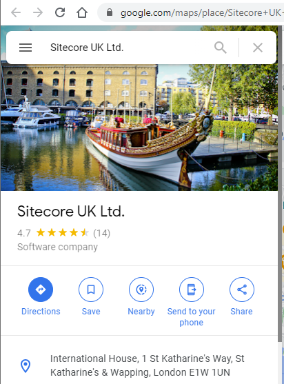 Sitecore London Office