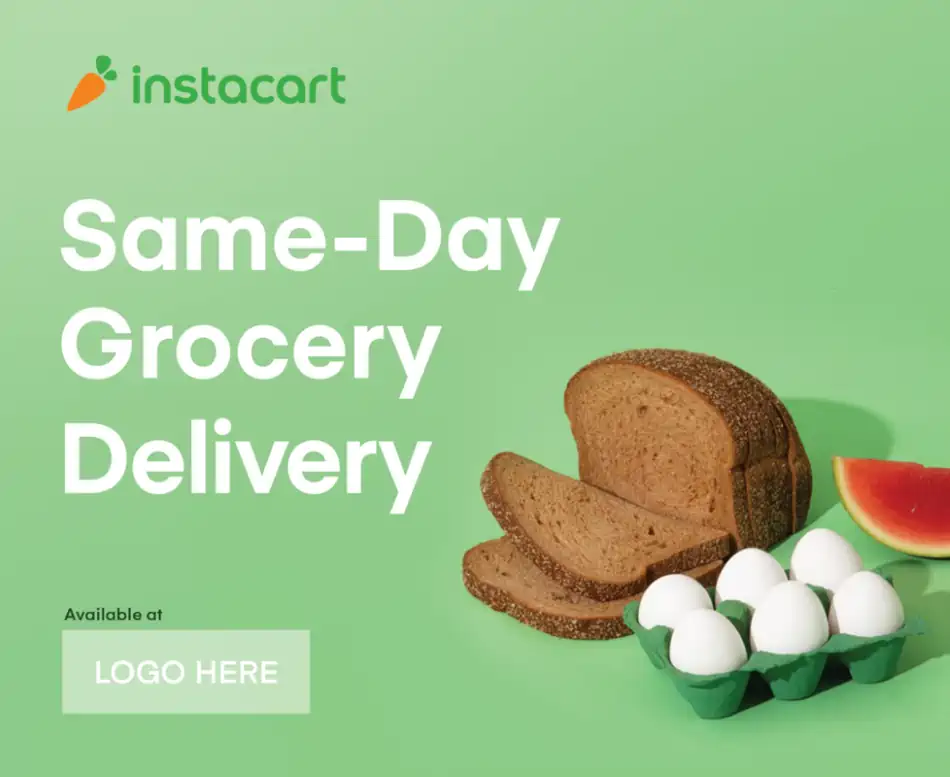 Instacart marketing poster template  (Source: Instacart)