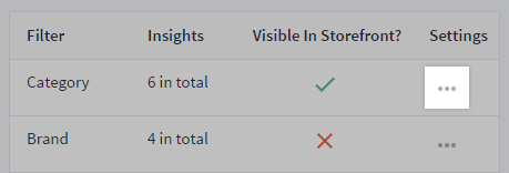 Product Filter option in BigCommerce