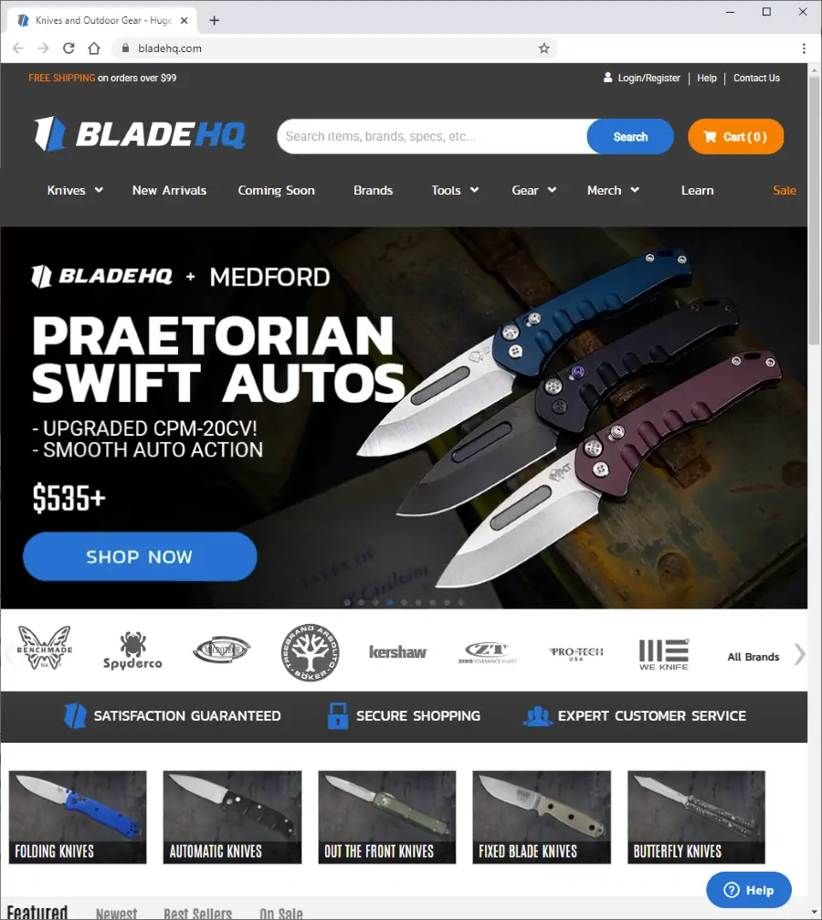 Blade HQ website